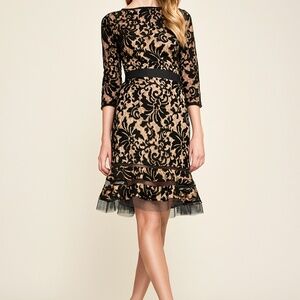Tadashi Shoji Lace Dress - Three Quarter Sleeve Horsewire